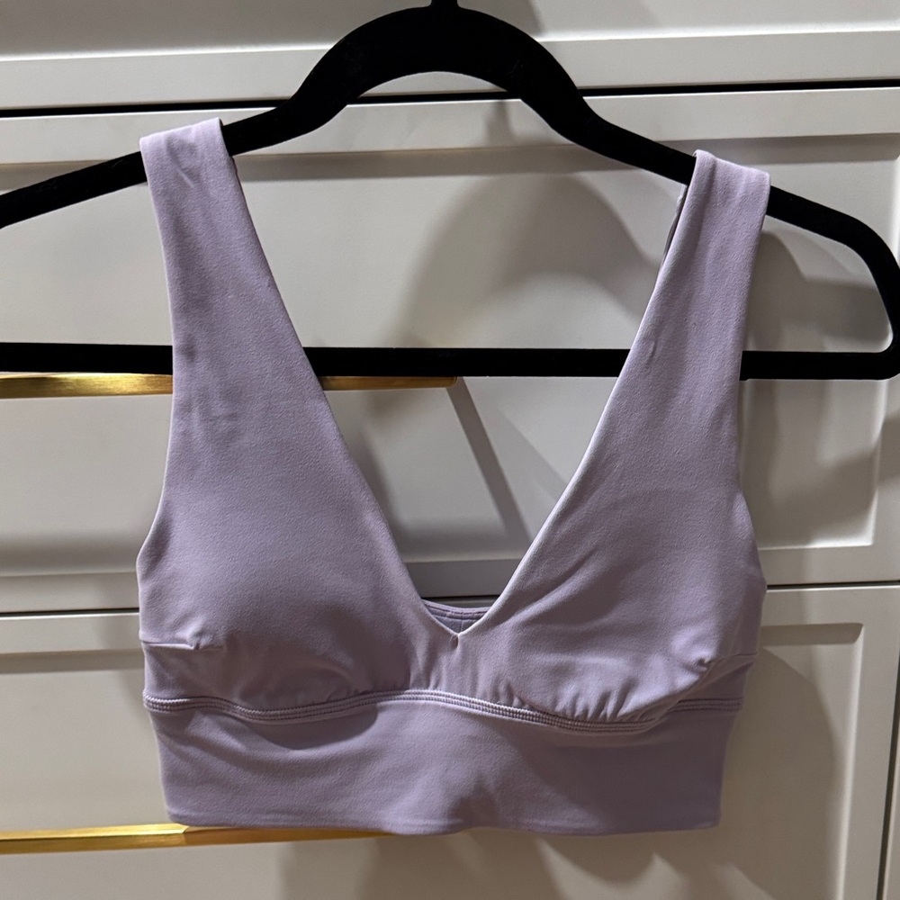 Size 4 Lululemon Athletica Light Purple Bralette